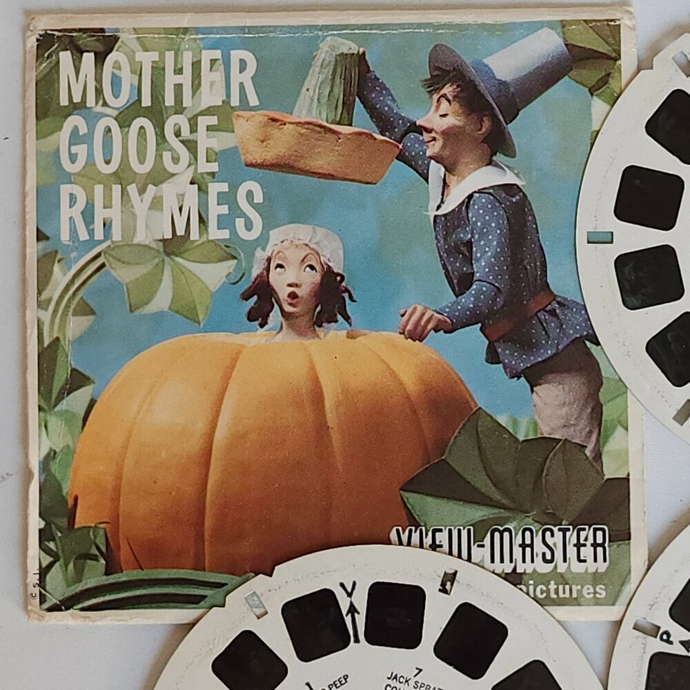 VINTAGE MOTHER GOOSE RHYMES View Master Reel Set